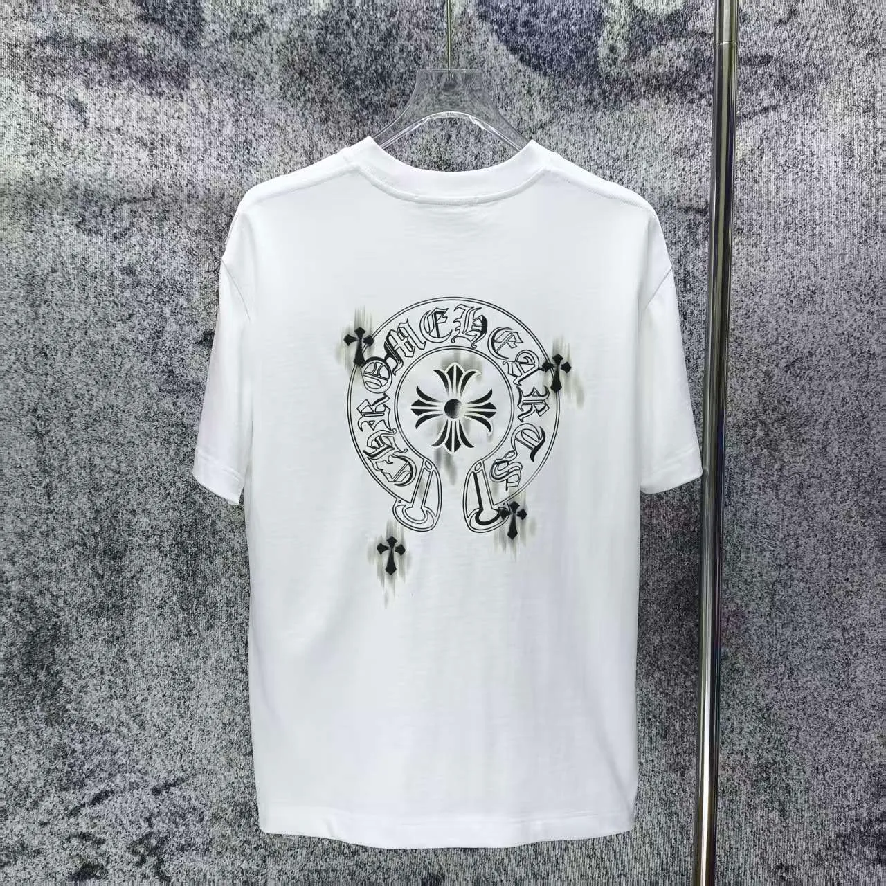 CH 2026 New Arrival logo t Same Style Size S M L XL XXL Black White